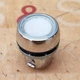 Allen Bradley 800FM-LF7 Illuminated Flush Push Button, Clear, Momentary, 22mm