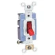 1PC Leviton 1201-PLR Single-Pole Pilot Light Toggle Switch, 15A, 120V, Red,