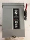 GE TG3221R 30 AMP 240 VOLT 1 PHASE OUTDOOR FUSIBLE DISCONNECT..D-2149