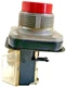 Allen Bradley 800T-B6 Push Button, Red, Extended Head, used (M)