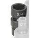 Grey Pneumatic 1024U 3/8" Drive X 3/4" Standard Universal Impact Socket