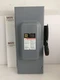 SQUARE D HU363 100 AMP 600 VOLT 3 PHASE N/FUSED DISCONNECT..D-1670