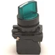 Schneider ZB5AK1333, ZBE-101 Green Selector Switch w/ 2x Contact Blocks, 600VAC