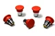 [Lot of 5] Telemecanique ZB2BT4 Push Button Red 25270