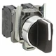 Schneider Electric XB4BD33 Selector Switch, 3 Position Knob, 2NO, 10A, 600V