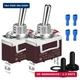 DaierTek SPST Waterproof Toggle Switch 12V DC 30A 125VAC 20A Marine Heavy Duty 2