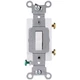 6-Leviton Commercial Grade 20 Amp Toggle Single Pole Switch White S08-CS120-2WS