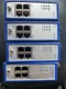 Lot 4 pc of Hirschmann RH1-TP Rail Hub 4-Port 0.26AMP 24VDC
