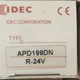 Idec APD199DN-R-24V Dome Pilot Light, Red, 24V AC/DC, 30mm Diameter