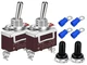 DaierTek Waterproof Toggle Switch 12V DC 30A Heavy Duty 2 Pin ON Screw ON/OFF 