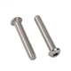 Stainless M4*5mm-80mm Button Head Socket Cap Screws Hex Drive Allen Bolts