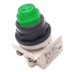 Square D 9001KM38LG Green Illuminated Push Button Switch, &oslash;30mm, 120VAC/DC