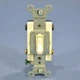 Leviton Almond 4-WAY COMMERCIAL Grade Toggle Wall Light Switch 15A Bulk 54504-2A