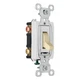 Pass & Seymour 15A 120/277V 3-Way Ivory Toggle Switch, Screw Mount