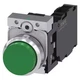 Siemens 3Su1150-0Bb40-1Fa0 Push Button, 22Mm, Green, Metal Bezel