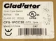 GLADIATOR CFS 1PCC30 OPEN TYPE 30 AMP Switch 600 VAC 1 Pole Class CC