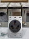 LEGRAND 3890CC6 50A 125/250V BLACK 3P 3W FLUSH MOUNT RANGE/DRYER OUTLET-LOT OF 6