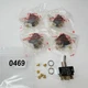 Lot of 5 - Carling 2GM54-73 Toggle Switch DPDT ON-OFF-ON 15A 125V/10A 250V NOS