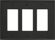 Amerock BP36520 Bronze/Black Mulholland Triple Rocker / Gfi Outlet Wall Plate