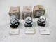 Lot of 3 Eaton Cutler-Hammer Lighted Push Button 10250T181N 10250T203N 10250T471
