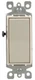 Leviton R76-05613-2TS 15A Light Almond Decora Illuminated Rocker Light Switch