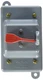 Hubbell HBL13R22D2 Pole Plastic NEMA 3R Enclosure with Switch, 30 amp, 600V