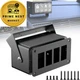 Okerny Rocker/Toggle Switch Box - 4 Gang Switches Medium-4 Gang, Black