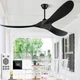 Eliora 60 Inch Ceiling Fans Without Light, Solid Wood Ceiling Fan with Remote... Eliora 60 Inch Ceiling Fans Without Light, Solid Wood Ceiling Fan with Remote...