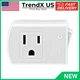 15A 125V AC Grounded Switch Tap with ON/OFF Button, 1470W Power Switch Adapter &ndash;