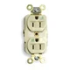 Hubbell Wiring Device-Kellems Hbl5262iwr Duplex Straight Blade Receptacle,