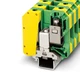 5pcs Phoenix USLKG 50 0443049 ground terminal 2 connections green-yellow New ✦KD
