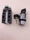 Telemecanique ZB4AEQ3682 Selector switch,3 Postion Keyed,w/Contact