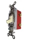 Hubbell HBL1221IL Single Pole Toggle Switch Industrial Grade 20A 120/277V II Ivo