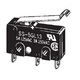 Omron SS-5GL13 Snap Action Switch, SPDT, Panel Mount, Lever Actuator