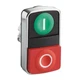1PC SCHNEIDER ELECTRIC ZB4BL7341 Electric Green, Red Push Button Head, Spri