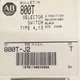 ALLEN-BRADLEY 800T-J2 SER T 3 POSITION SELECTOR SWITCH OPERATOR-NIB