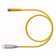 1PC TURCK PKG 4M-6 Cordset, M8 Female to Cut-end, Yellow, 4 cond., 6 meters