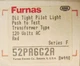 SIEMENS FURNAS 52PA6G2A RED Lens Push to Test Pilot Light 120V AC
