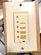 (C) Leviton Decora Dimmer 5 Light, 4 Step Walk Mounted 6161-I IVORY Qty 1