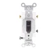 Leviton Brown 3-WAY COMMERCIAL Framed Smooth Toggle Switch 15A 120/277V 54503-2