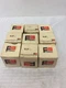 LOT OF 9 FURNAS RED PUSH BUTTON BJP2