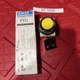 2 Lot New - Fuji Electric AH30-F Contact Block, Yellow Push Button