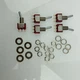 Toggle Switch C&K 7101 On/On SPDT 2A 250VAC 5A 120VAC Made In USA, Lot of 5