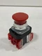 New-Allen Bradley 800H-FRXT6A4 30mm Push-Pull W/Twist Release Red Mushroom HD