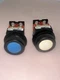 Lot of 2 Fuji Electric AR30F0R Push Button White, Blue 