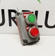 KILLARK XCS-0B4-U ALUMINUM DOUBLE PUSH BUTTON COVER GREEN/RED