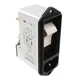 DF12.0470.7310.1 Schurter Power Module w/ Circuit Breaker & Power Switch