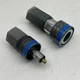 (Pair) Swagelok QC8 Key 5 Brass Quick Connect Fitting, Female 1/2" NPT Threaded
