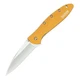 KERSKN K1660OR Kershaw Leek, Orange (1660OR), 3&rdquo; Bead-Blasted High-Performance S