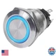 Blue Sea Systems 4160 10A OFF-ON Blue LED Push Button Switch